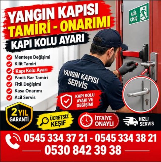 Sancaktepe Yangın Kapısı Servis ve Onarım Hizmeti